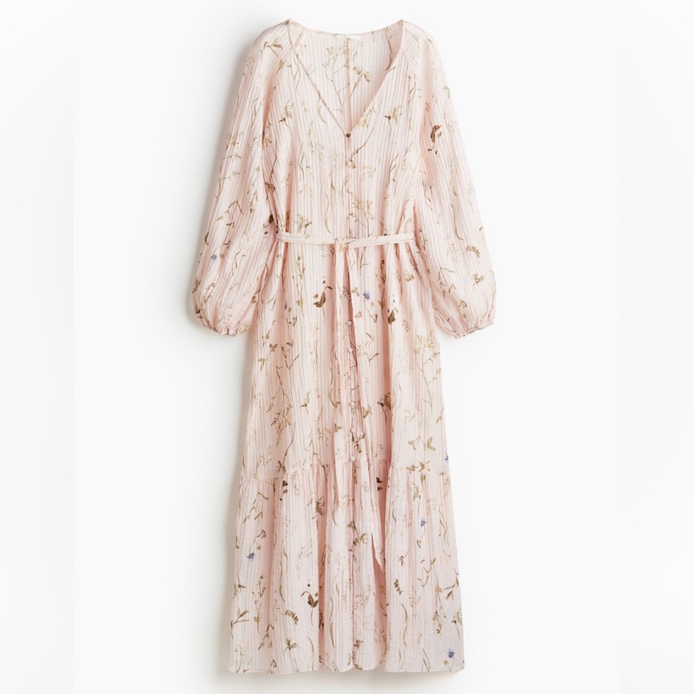 H&M Long sleeve maxi dress